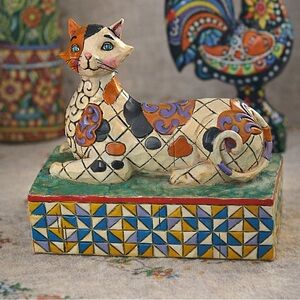 Jim Shore Calliope Calico Cat Figurine